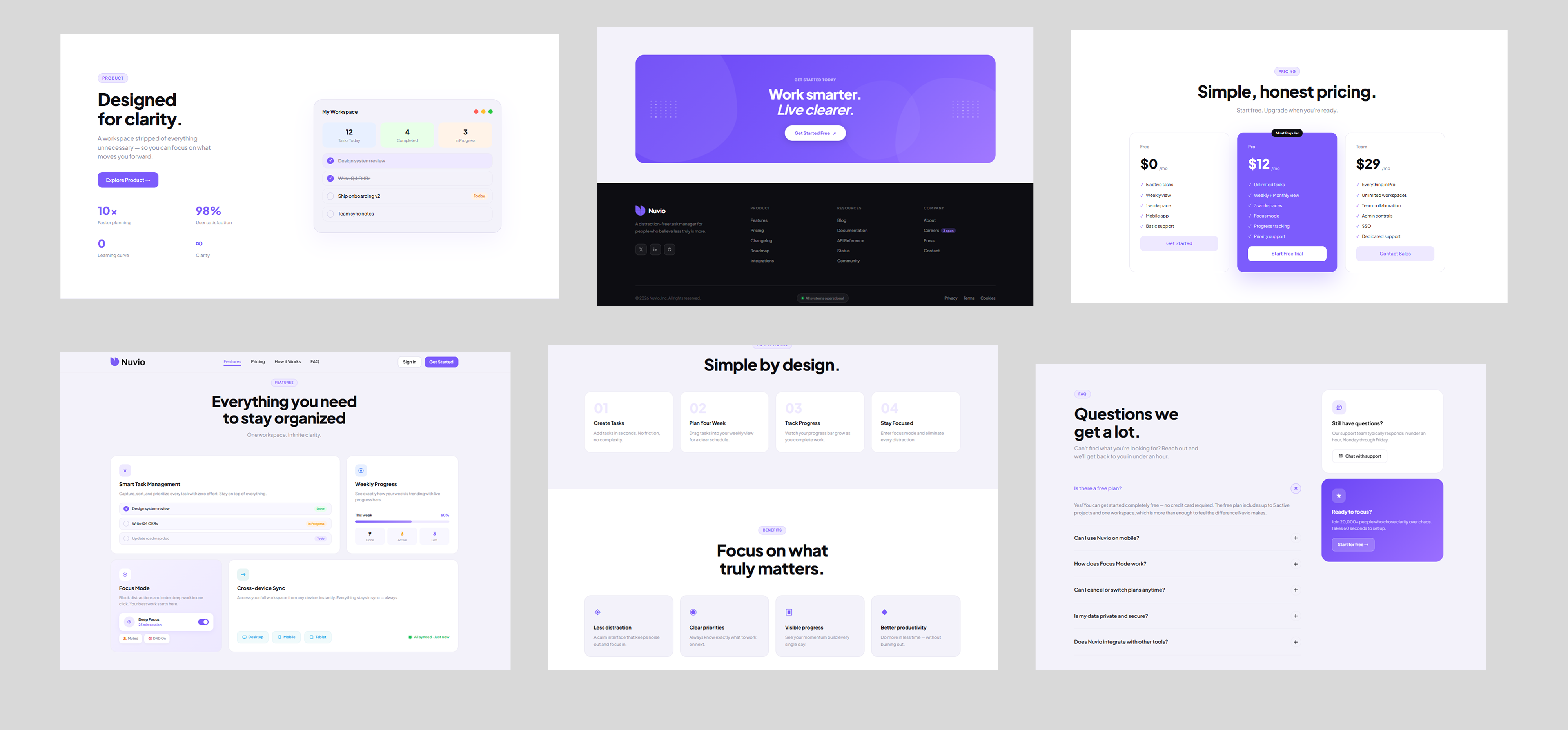 Nuvioweb section detail